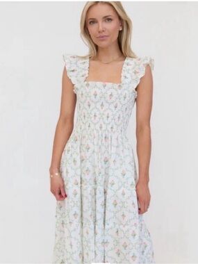 Hill House pastel trellis Nap dress